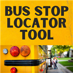 Bus stop locator tool